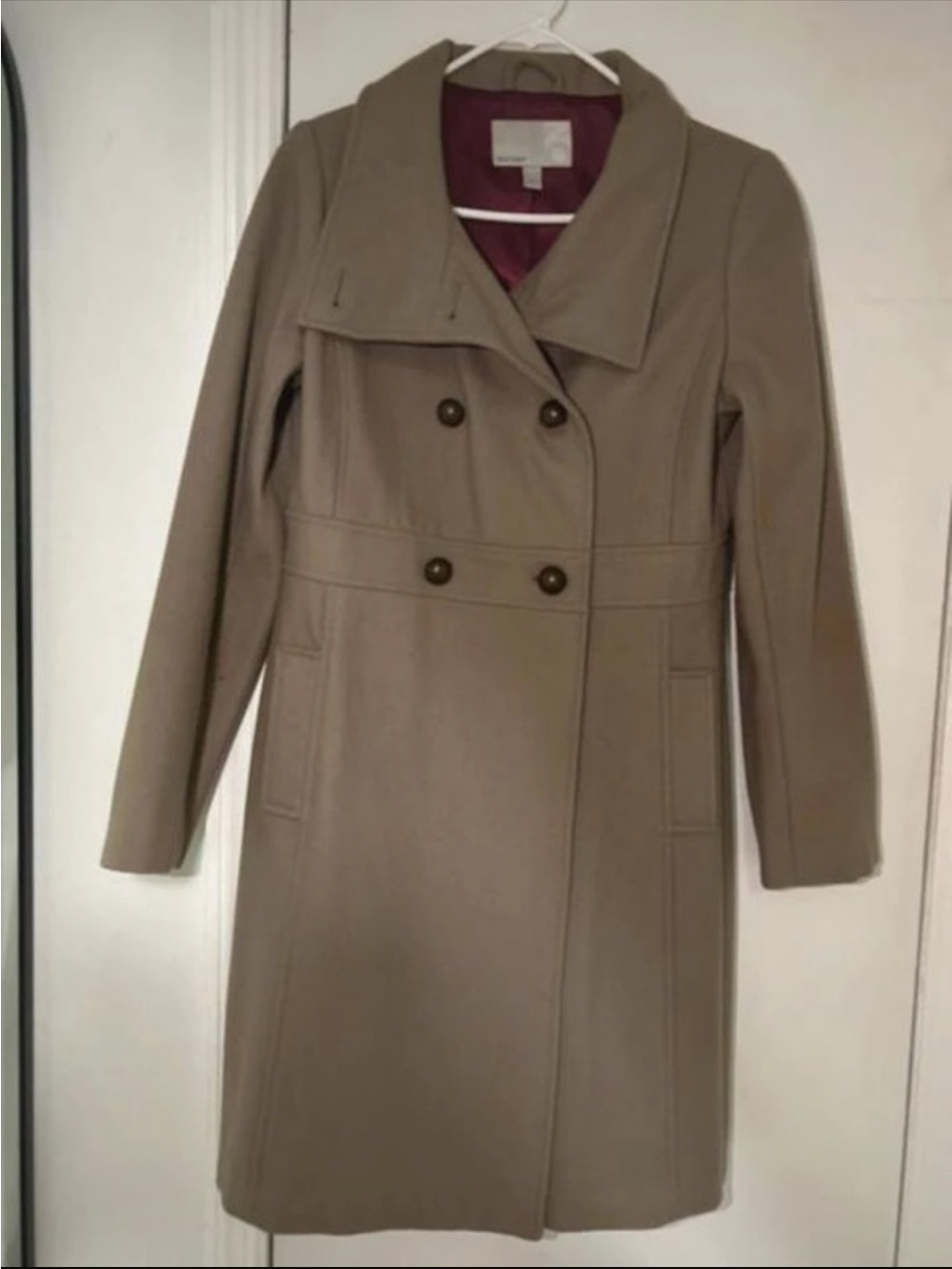Old Navy Taupe peacoat